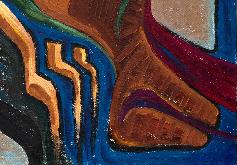 Original Expressionism People Painting by Oleksandr Balbyshev