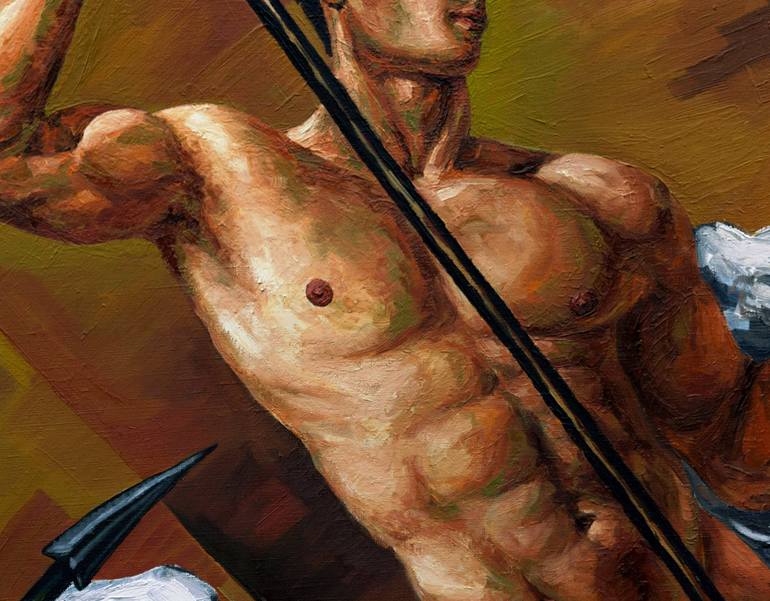 Original Abstract Nude Painting by Oleksandr Balbyshev