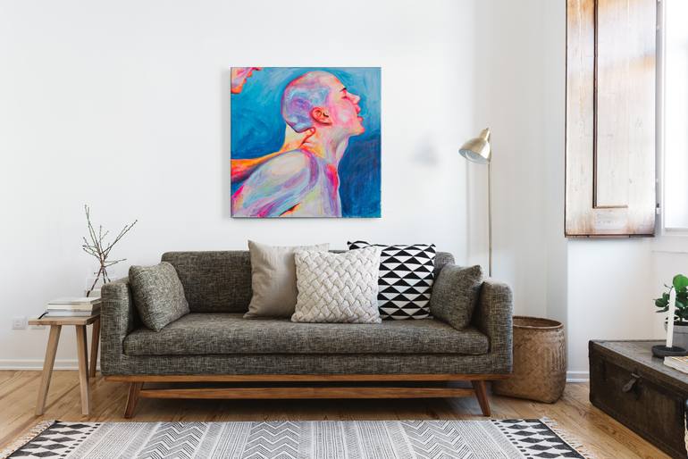 Original Expressionism Erotic Painting by Oleksandr Balbyshev