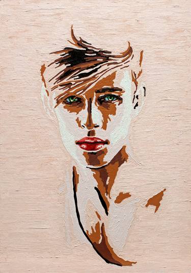 Print of Pop Art Portrait Paintings by Oleksandr Balbyshev