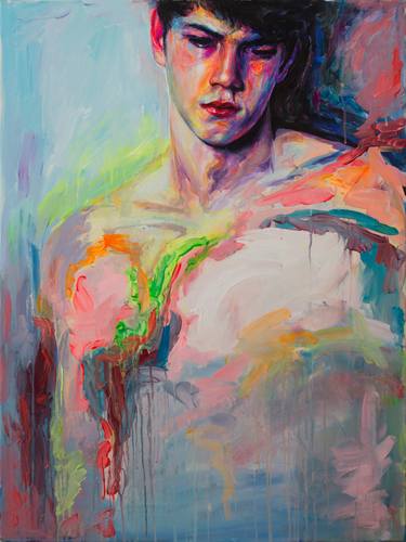 Print of Abstract Portrait Paintings by Oleksandr Balbyshev