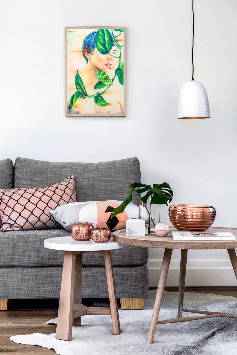 Original Figurative Portrait Painting by Oleksandr Balbyshev