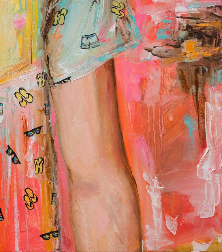 Original Expressionism Portrait Painting by Oleksandr Balbyshev