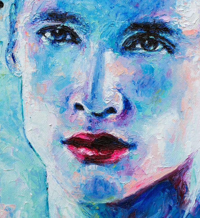 Original Portrait Painting by Oleksandr Balbyshev