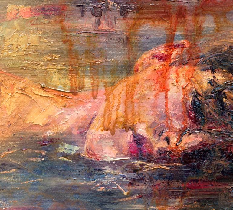 Original Expressionism Nude Painting by Oleksandr Balbyshev
