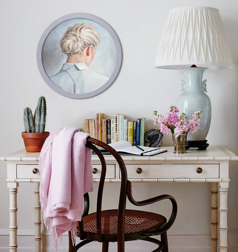 Original Figurative Portrait Painting by Oleksandr Balbyshev