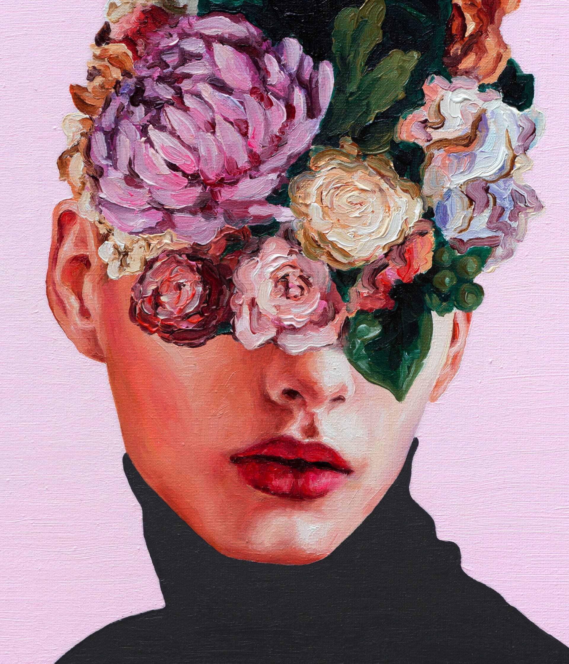 paraply Indrømme Cater Flower Face Painting by Oleksandr Balbyshev | Saatchi Art