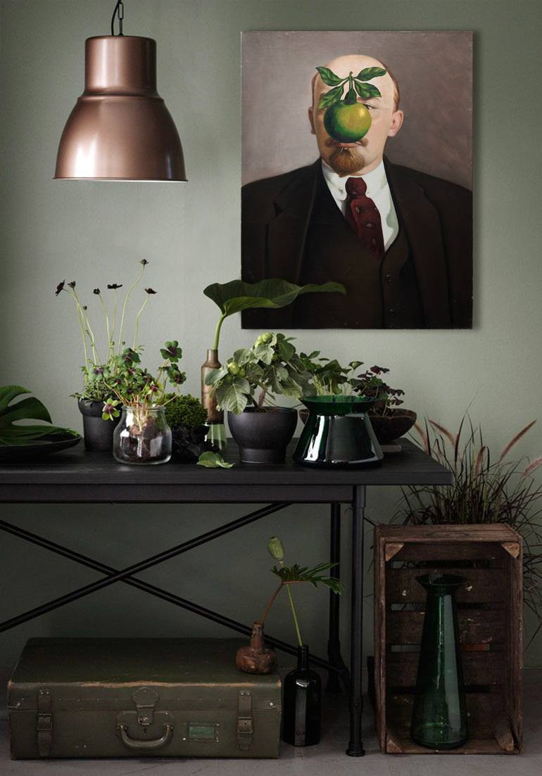 Original Figurative Portrait Painting by Oleksandr Balbyshev