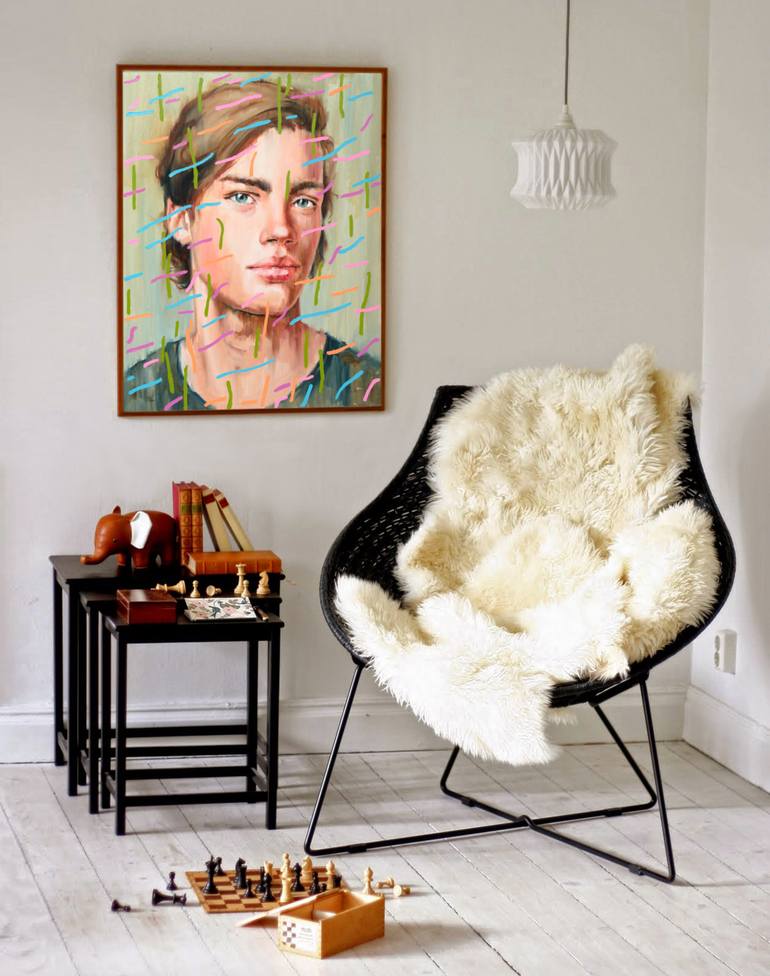Original Fine Art Portrait Painting by Oleksandr Balbyshev