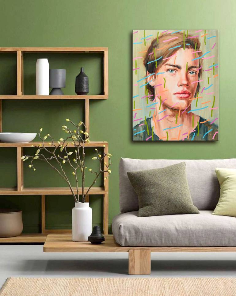 Original Fine Art Portrait Painting by Oleksandr Balbyshev