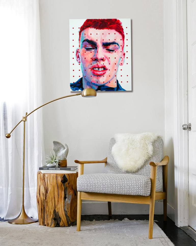 Original Figurative Portrait Painting by Oleksandr Balbyshev