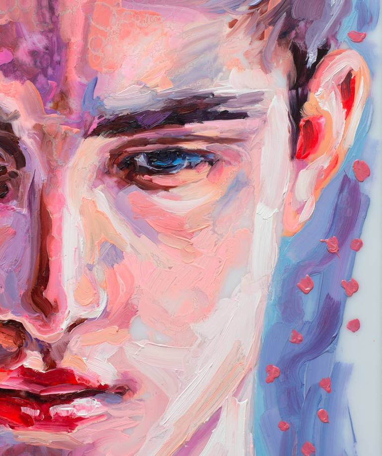 Original Expressionism People Painting by Oleksandr Balbyshev