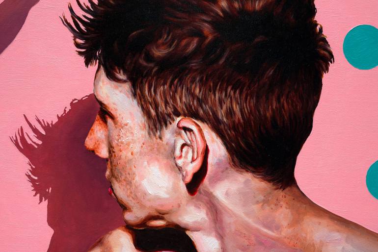 Original Figurative Portrait Painting by Oleksandr Balbyshev