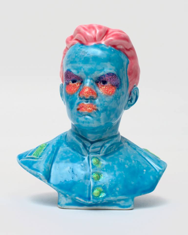 Blue Young Lenin - Print