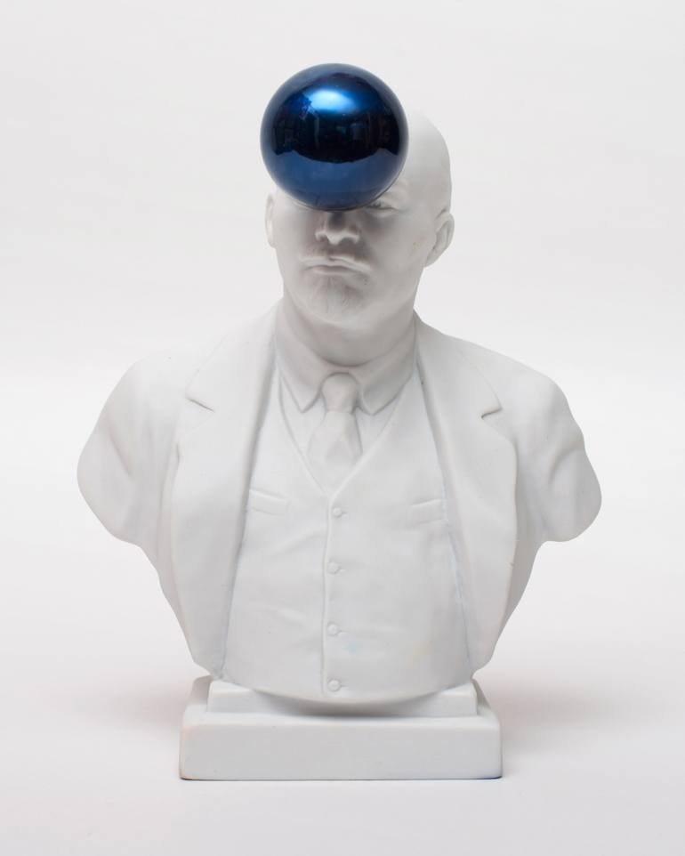 Original Figurative Portrait Sculpture by Oleksandr Balbyshev