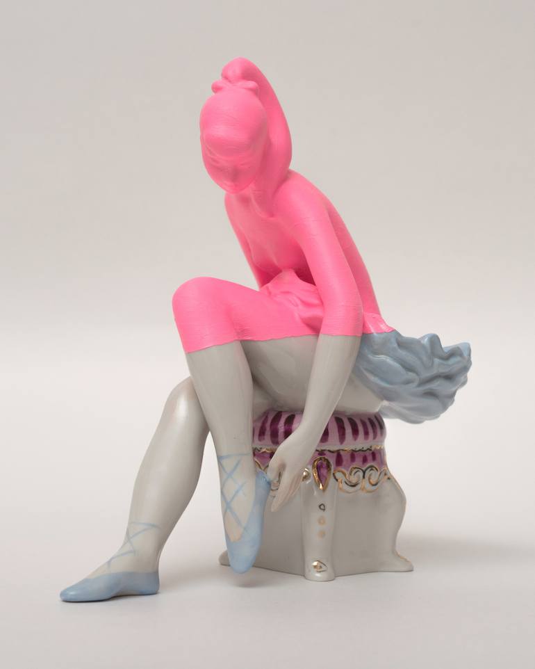 Original Pop Art Women Sculpture by Oleksandr Balbyshev