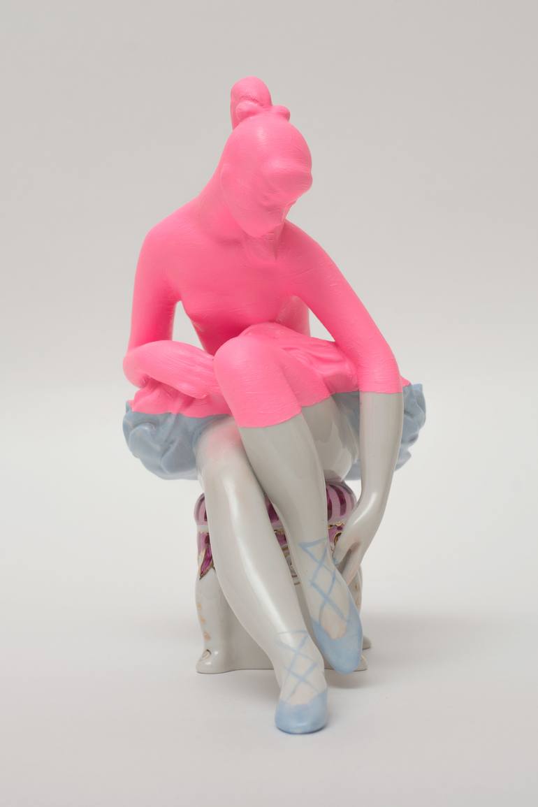 Original Pop Art Women Sculpture by Oleksandr Balbyshev
