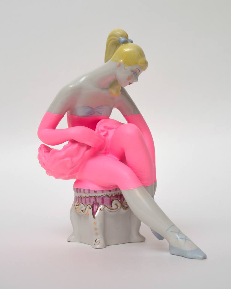 Ballerina Lenochka in Pink #2 - Print