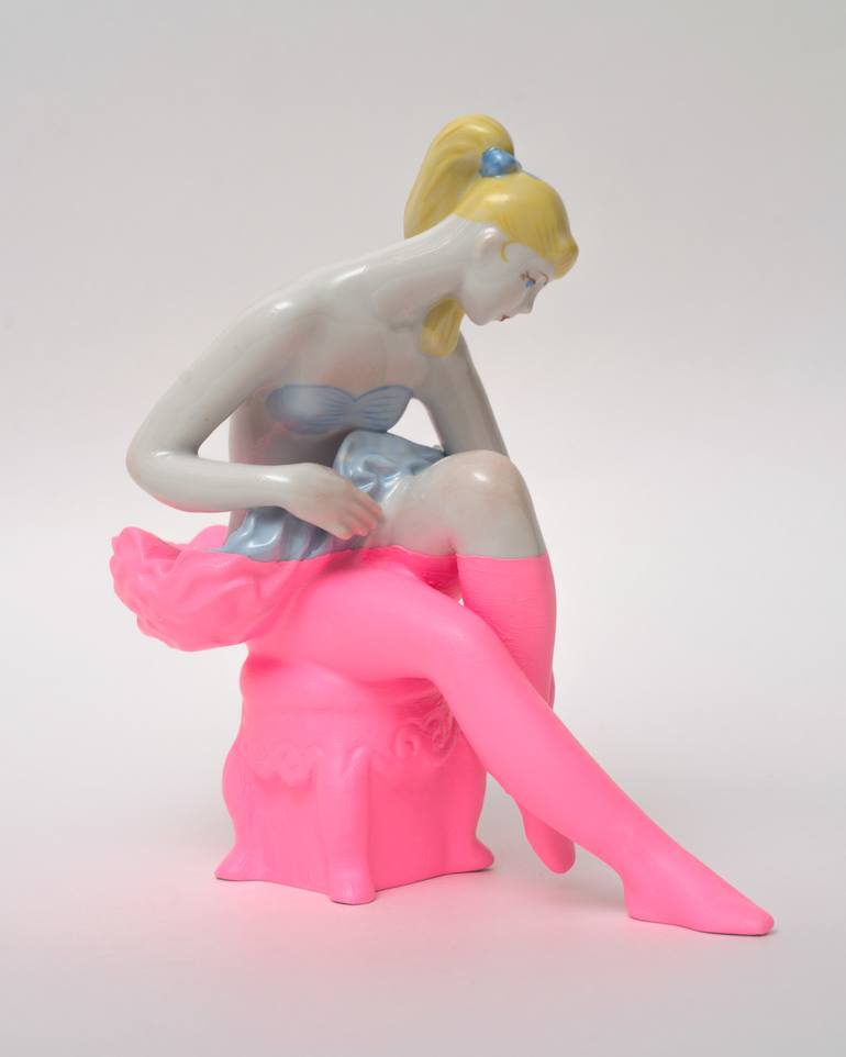 Ballerina Lenochka in Pink #3 - Print