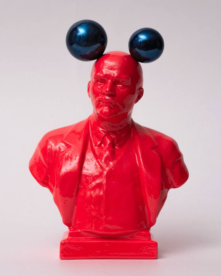 Lenin with Mickey's Ears - Print