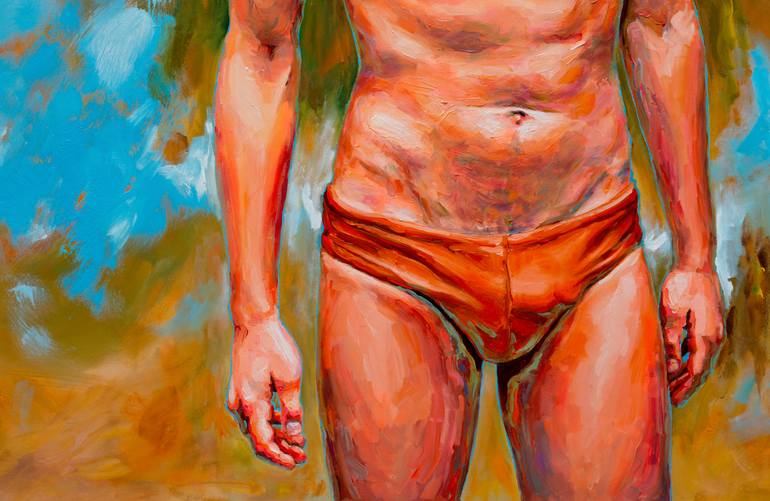 Original Figurative Nude Painting by Oleksandr Balbyshev