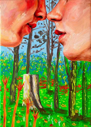 Print of Pop Art Love Paintings by Oleksandr Balbyshev