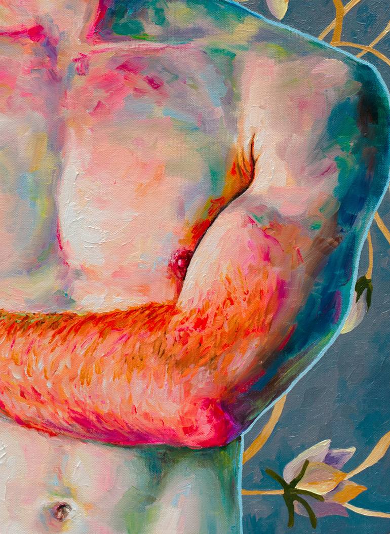 Original Figurative Nude Painting by Oleksandr Balbyshev