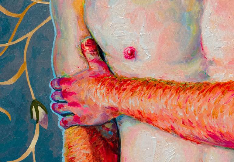 Original Figurative Nude Painting by Oleksandr Balbyshev