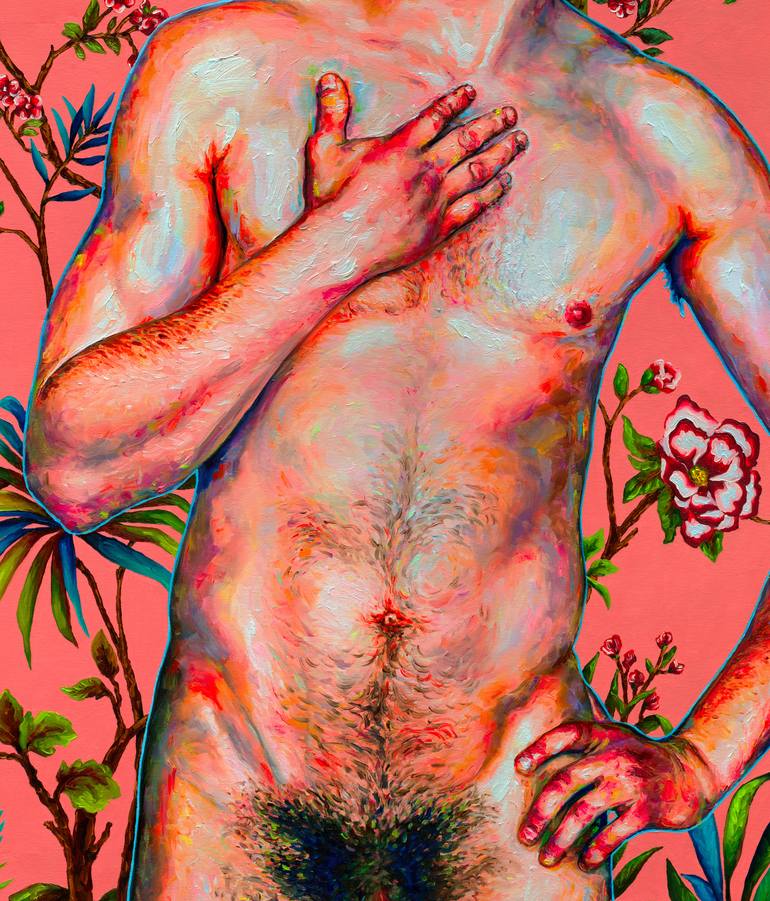 Original Fine Art Nude Painting by Oleksandr Balbyshev