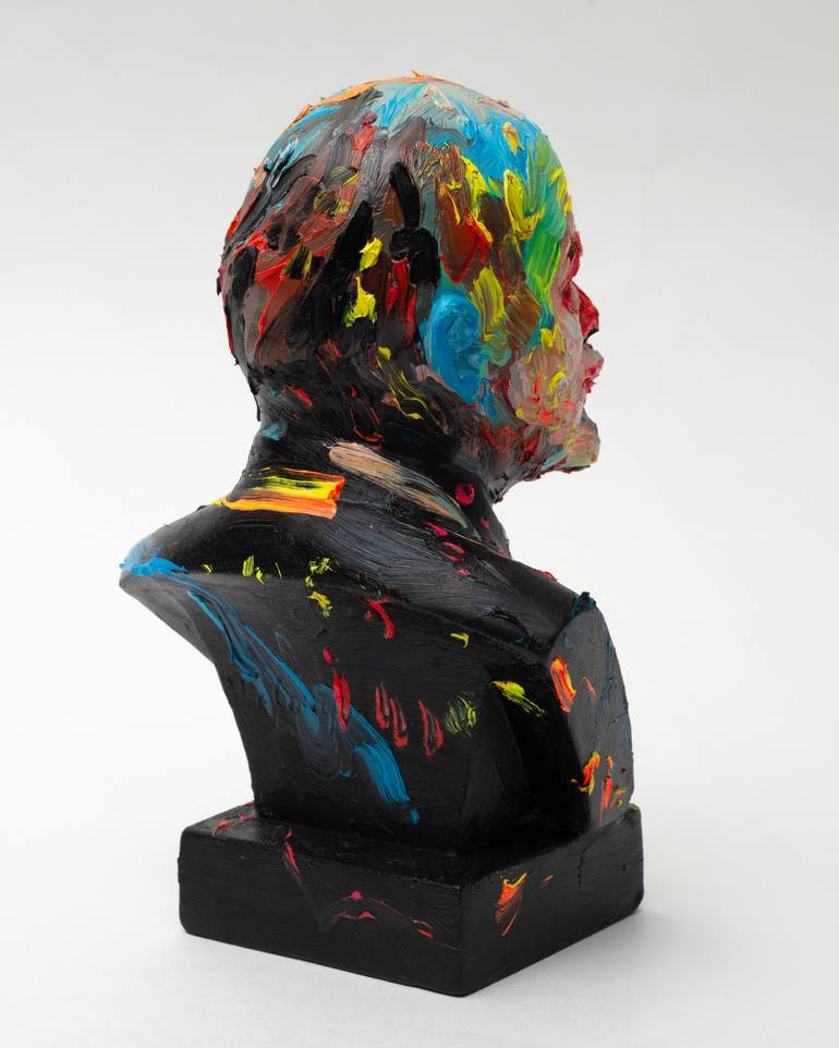 Original Pop Art Portrait Sculpture by Oleksandr Balbyshev