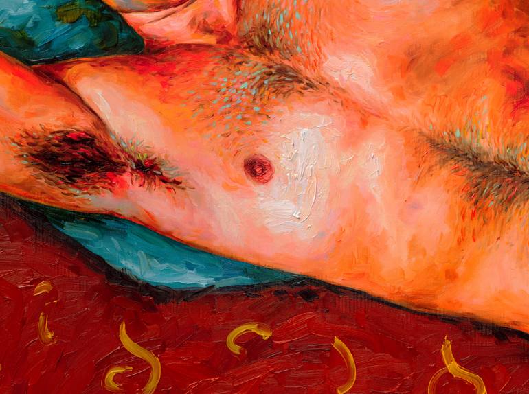 Original Figurative Nude Painting by Oleksandr Balbyshev