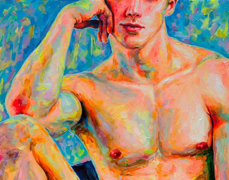 Original Nude Painting by Oleksandr Balbyshev