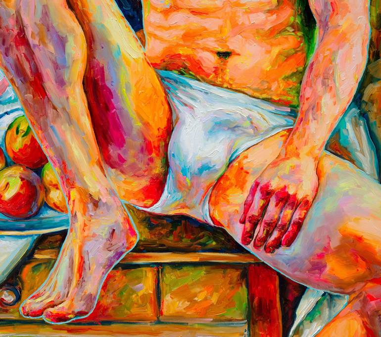 Original Nude Painting by Oleksandr Balbyshev