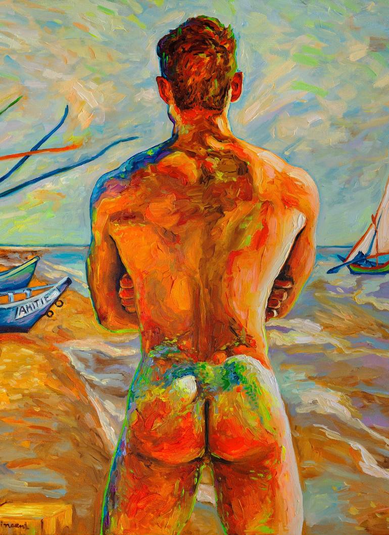 Original Nude Painting by Oleksandr Balbyshev