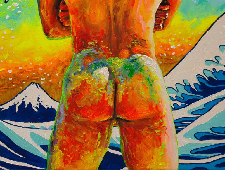 Original Figurative Nude Painting by Oleksandr Balbyshev