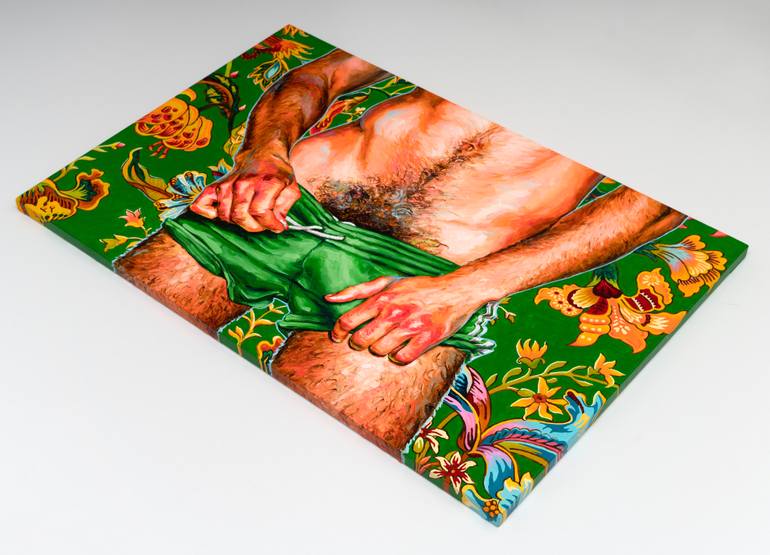 Original Figurative Nude Painting by Oleksandr Balbyshev