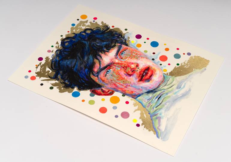 Original Expressionism People Painting by Oleksandr Balbyshev