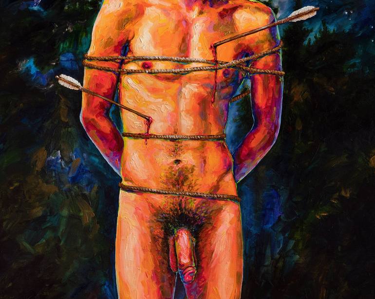 Original Expressionism Body Painting by Oleksandr Balbyshev