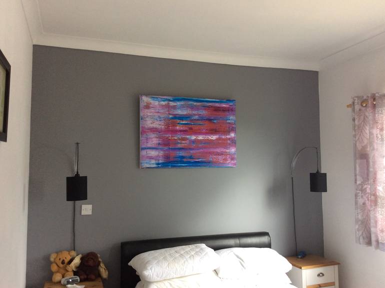 Original Abstract Expressionism Abstract Painting by Derek Lawrence Collier