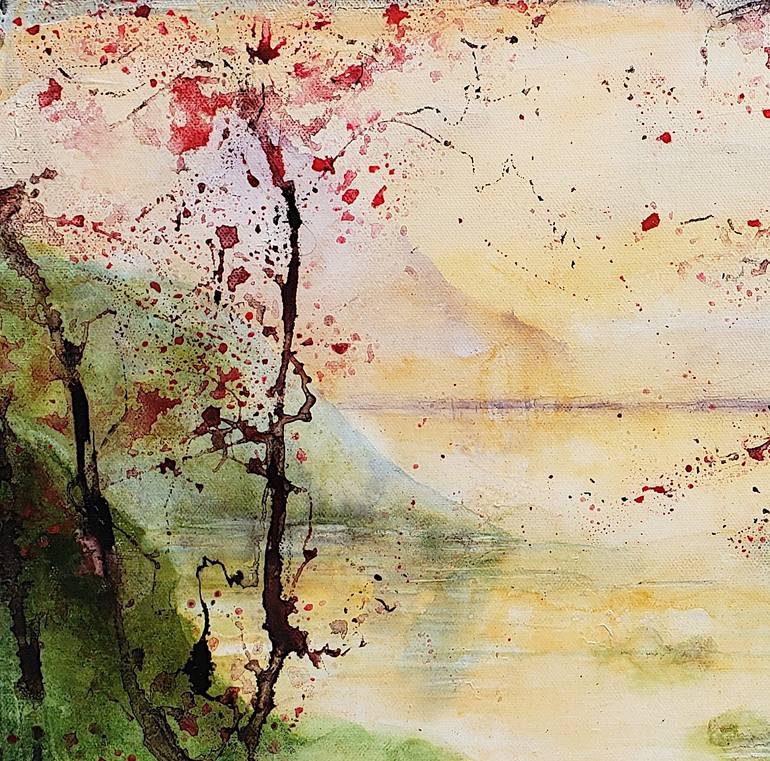 Original Contemporary Seascape Painting by Muriel Mougeolle