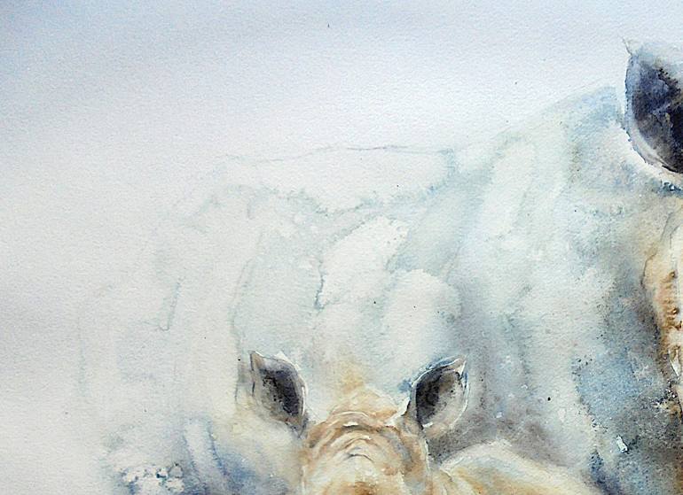 Original Animal Painting by Muriel Mougeolle