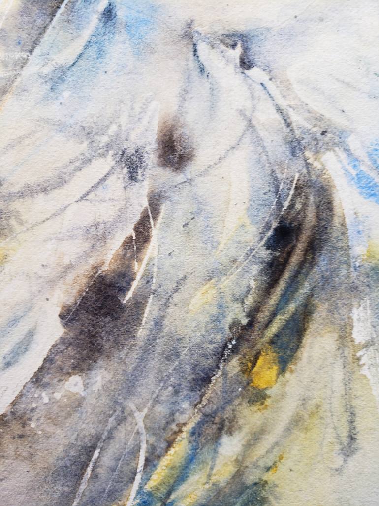 Original Figurative Cats Painting by Muriel Mougeolle