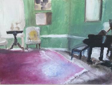 Original Abstract Expressionism Interiors Paintings by Karen Foster
