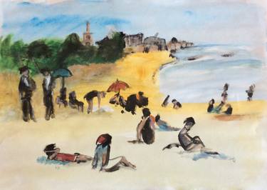 Original Beach Paintings by Karen Foster
