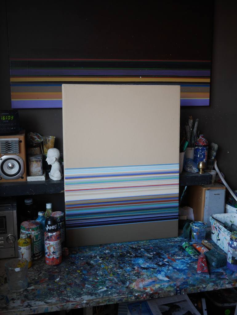 Original Abstract Landscape Painting by Petr Molák