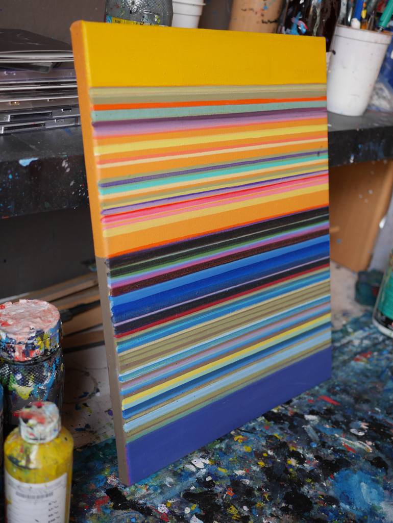 Original Abstract Landscape Painting by Petr Molák