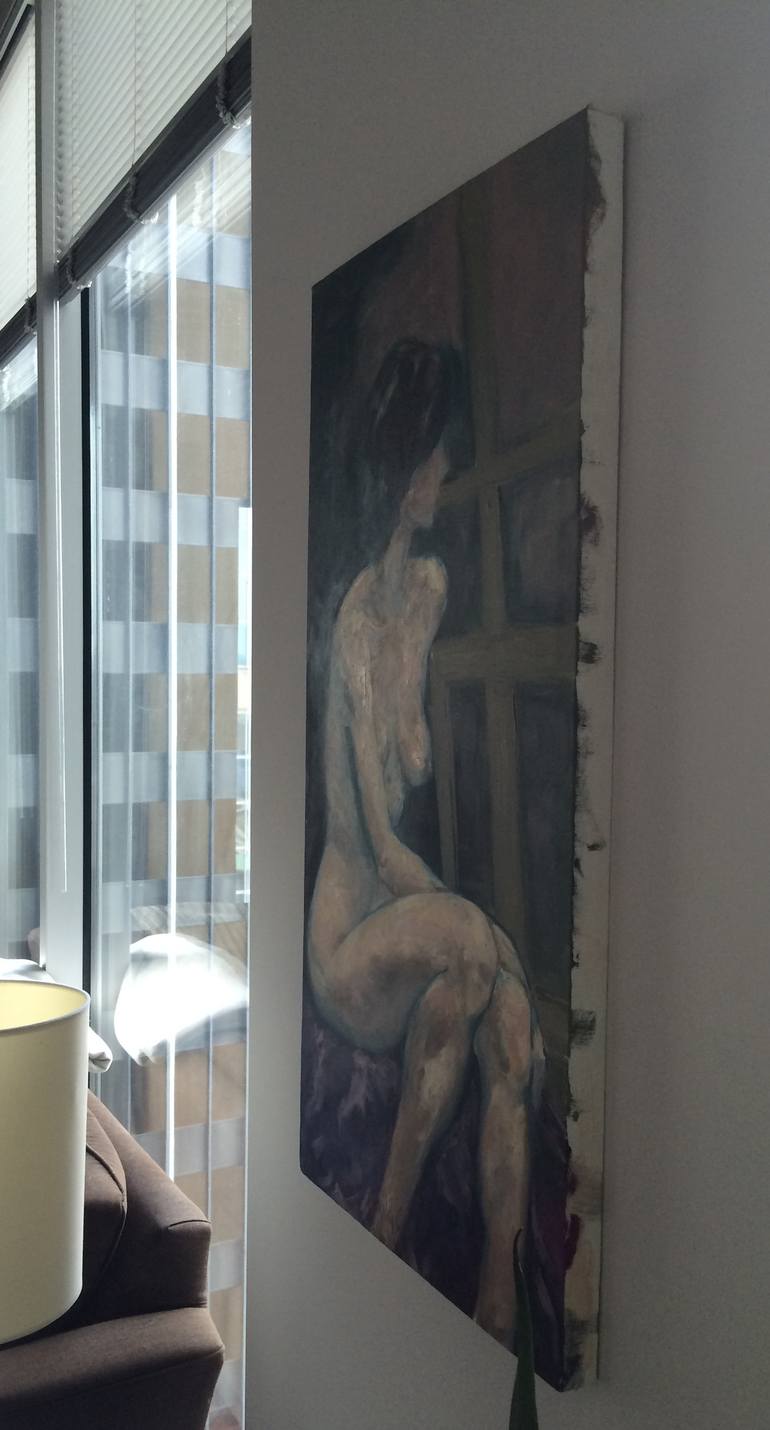 Original Impressionism Nude Painting by Emily Cathcart