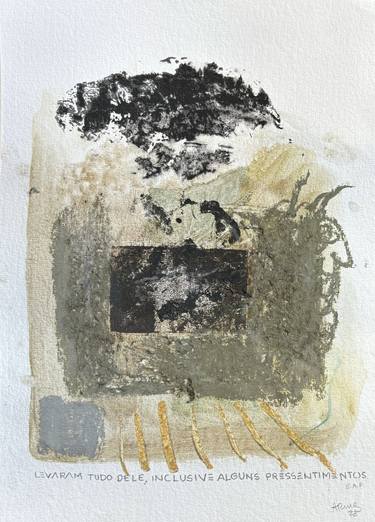 Original Abstract Expressionism Abstract Mixed Media by Anete Ring