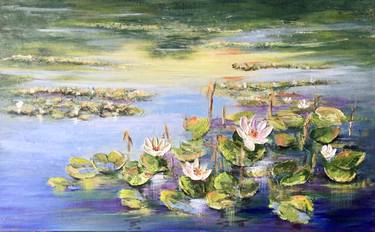 Original Impressionism Water Painting by Gina Art House