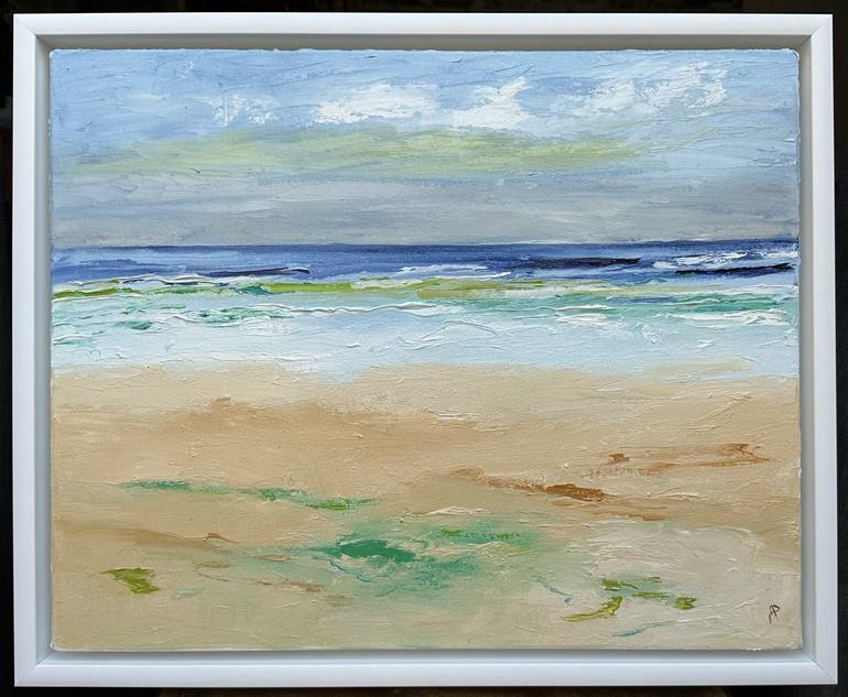 Original Abstract Seascape Painting by Ann Palmer